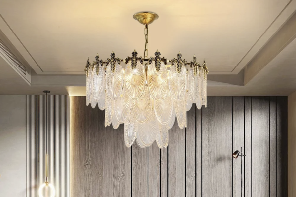 Elevate Your Bedroom with Light Luxury Glass Ceiling Lights