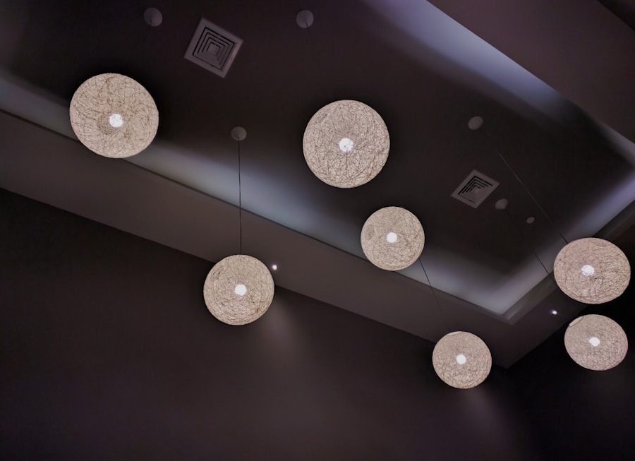 Photo Modern simple LED ceiling lights for kitchens