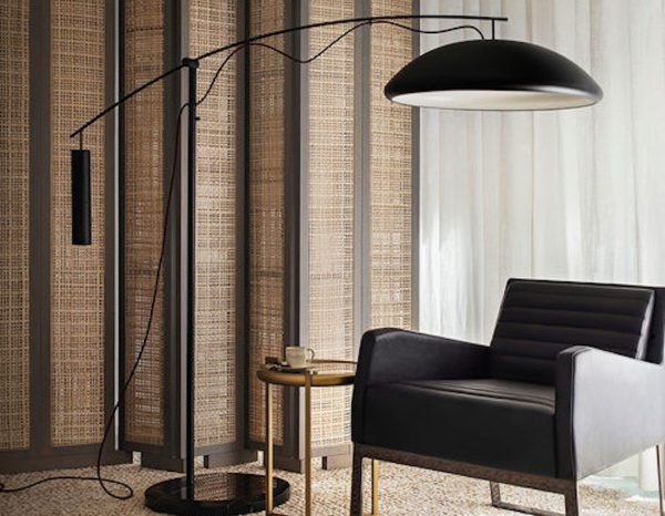 Modern Metal Fishing Floor Lamp: Perfect for Your Reading Nook