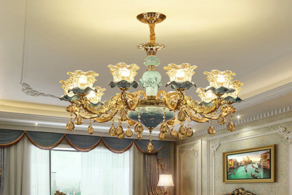 Elegant Italian Light Luxury Chandelier for Living Room