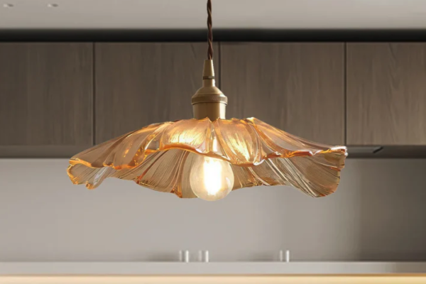 Enhance Your Space with a Lotus Frosted Glass Pendant Lamp