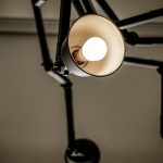 Photo Danish style desk lamp