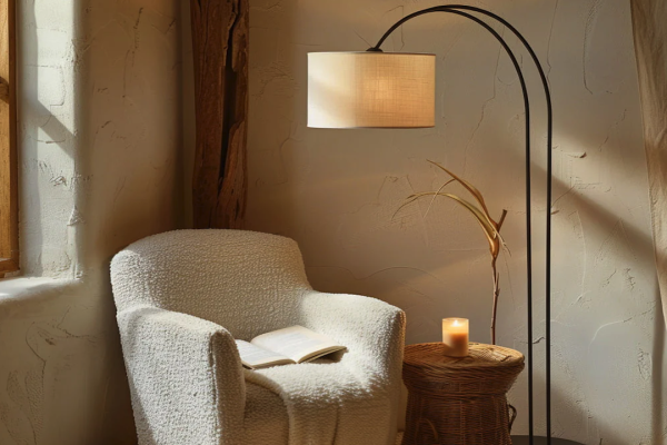 Cozy Corners: Soft Glow Living Room Floor Lamp Lighting