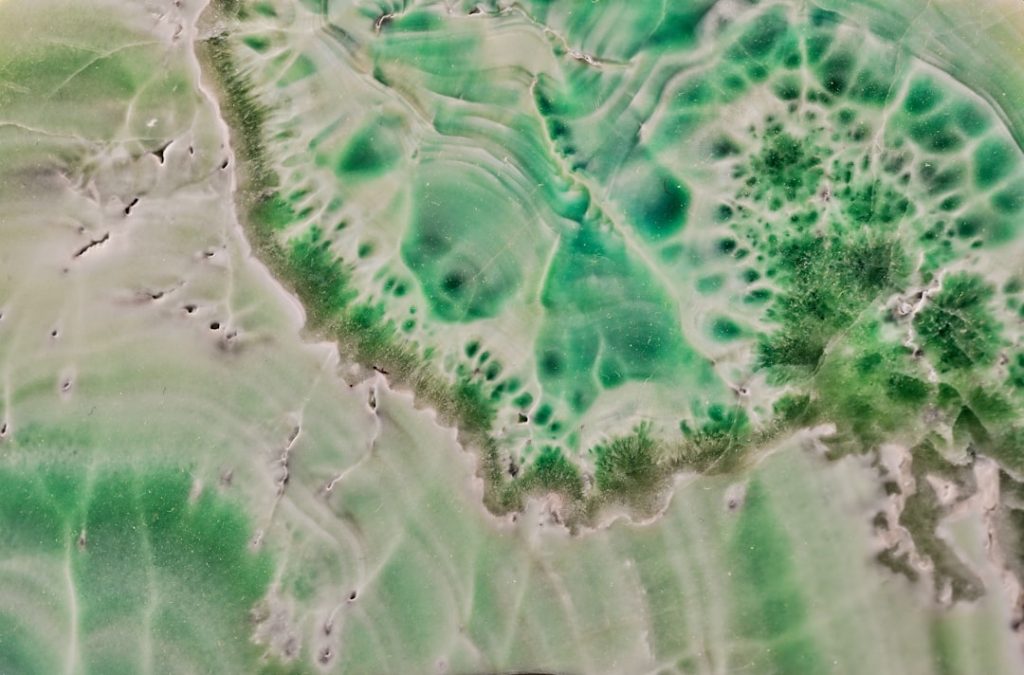 Photo green onyx lamp